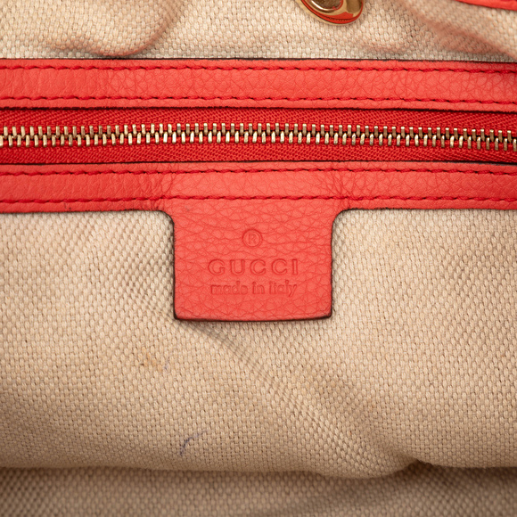 Pre-Loved Gucci Medium Leather Soho Chain Tote